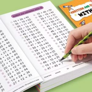Addition and Subtraction Arithmetic Exercise Book Quick Calculation Math Training Math Arithmetic Books 10-100