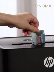 【SG】HP Home Office 60 80 Sheets Automatic P4 High Security Crosscut Paper CD Card Shredder Compact