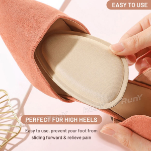 COD High Heel Forefoot Cushion Anti Slip Heel Shoe Cushion Inserts Thickened sponge