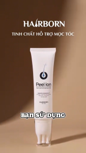 (Mới) Lăn Mọc Tóc Chính Hãng Hairborn Tuýp 60ml giúp chắc khỏe giảm gãy rụng phiên bản cải tiến