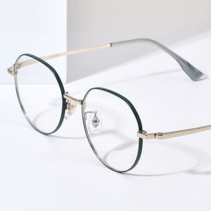 NIANZHEN Titanium Alloy Eyeglasses Frame Women Round Brand Design Glasses Men Ultralight-Weight Retro Eyewear Spectacles 35001