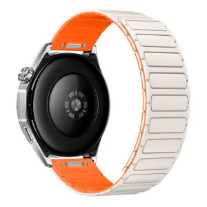 18/22MM Two Tone Silicone Band for Huawei Watch GT 7/6/5/4/Pro 46MM Sport Magnetic  Strap for Huawei Watch GT 5/6 41mm Bracelet
