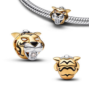 Bộ Trang Sức Bạc 925 Sterling Silver Zodiac Cat Flower Charm - Vòng Cổ Mặt Dây Chuyền & Bông Tai Dành Cho Nữ Quà Tặng Sinh Nhật
