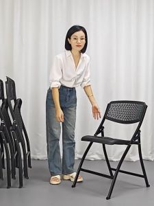 Foldable Chair kerusi lipat Office Meeting Conference Chair Indoor/Outdoor Designer Chair Study Folding Chair 折叠椅