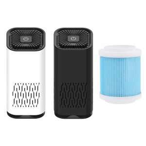 [Tenda]Negative Ion USB Air Purifier with HEPA Filter for Home and Car Portable Air Cleaner for Allergies and Odors