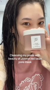 Beauty of Joseon Korean Dynasty Red Bean Cleansing Mask 140ml – Exfoliating & Purifying Clay Mask with Red Bean & Kaolin for Smooth Skin