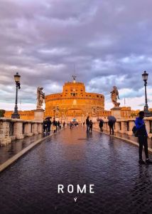 Bộ Tranh Kim Cương 5D Tự Làm Rome Ý Thành Phố Vatican - Thêu Chữ Thập Đấu Trường La Mã Dán Đầy Đủ Tranh Treo Tường Đồ Thủ Công Trang Trí