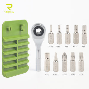 XMSJ | RRSKIT Bicycle Magnetic Tool Set Portable Ratchet Wrench Set Repair Tool For Mobile Phones And Phone Case With Magnetic Function