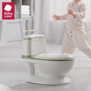 Babycare กะโถนหัดนั่งสำหรับเด็ก ชักโครกเด็ก กระโถนเด็กฝึกขับถ่าย สีเขียว