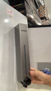 Hộp nhấn xà phòng Atmor KAG-HXPN46-Grey-Xám bình xịt xà bông 500ml thiết kế sang trọng nhấn êm siêu bền