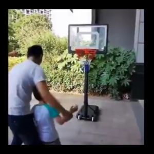 Eadric Outdoor Basketball Ring Backboard with stand Movable Height-adjustable Basketball Hoop Set For Kids Adults and Teenagers