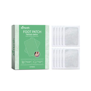 Ximonth Foot Patches Pads Feet Body Toxins Cleansing Relieve Stress Help Sleeping Foot Pads Bamboo Foot Care For Healthy Body Feet Sheet Relieve Stress Improve Sleep Reducing Dysmenorrhea(10pices)