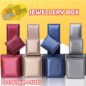 Wahaha Jewellery box Luxury PU Beautiful Jewellery Packages for Rings Earrings Pendants Bracelets Bangles Necklaces Jewellery box Storage Jewelry Boxes Ring Earring Pendant Bracelet Necklace Gift Box Kalung Kotak Cincin Bekas Cincin 首饰盒