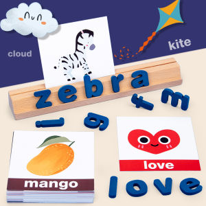 English Early Learning Word Puzzle Educational Toy