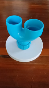 ยูแทรฟ PVC แบบมีฝาที่ก้น (แพ็ค1ตัว) ผลิตจากวัสดเกรดA