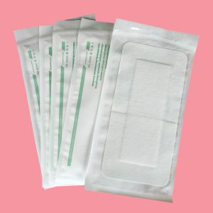 แผ่นดูดซับแผลขนาดใหญ่ 10 แผ่น ผ้าอ้อมดูดซับแผลที่ระบายอากาศได้ดี ผ้าอ้อมสำรองสำหรับผ่าหน้าท้อง แผ่นดูดซับแผลแบบไม่ต้องปะติดปะต่อกัน