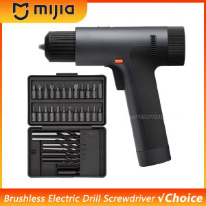 New Mijia Brushless Electric Drill Screwdriver Smart Home Power Tool Type-C Rechargeable Multi-functional Cordless Drill
