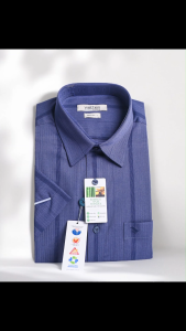 Áo sơ mi nam Viettien (S-XL) vải sợi tre
