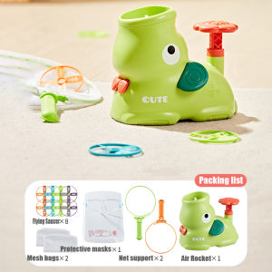 CONUSEA | Air Launcher Toy Outdoor Soaring Flying Disc Flying Saucer Foot Launcher Kids Jump Sport Games Children Toys for Kids Boy Gifts