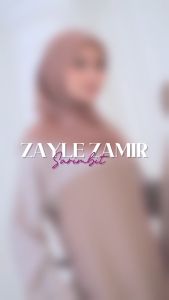 New Sarimbit Lebaran 2025 /Abika Zayle Zamir -Peach / Fashion Muslim