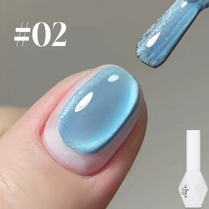 ยาทาเล็บเจล SHAKA Autumn Ocean Bubble Cat Eye 1 ชิ้น รุ่นใหม่ปี 2025 สีชมพูฟ้าเขียว ประกายมุก สำหรับตกแต่งเล็บ