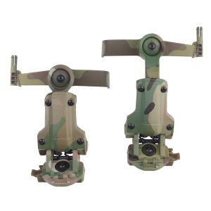 SINAIRSOFT Tai nghe chiến thuật gắn trên đường ray 360 ° xoay cho tac3/C loạt tai nghe bộ chuyển đổi có khung phù hợp với Ops lõi ARC Wendy M-LOK Mũ bảo hiểm