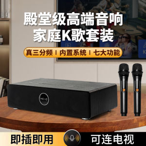 Mefik Home KTV Sound System Integrated Microphone Smart Song Request Machine TV Karaoke Wireless Microphone for Singing at Home
