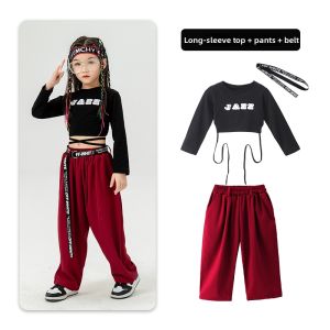 XINGYULI | Crop Top Girls Jazz Dance Costume