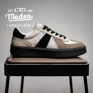 รองเท้าทำงานผู้ชายสไตล์2024หมีแพนด้าสำหรับฤดูใบไม้ร่วงรองเท้าคู่รักระบายอากาศได้ดีรองเท้าออกกำลังกายรองเท้าแผ่นลำลองพื้นหนาอเนกประสงค์ย้อนยุครองเท้าอินเทรนด์