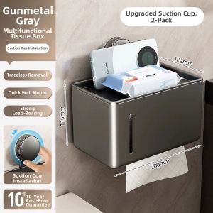 Hourleey | Suction Wall Mounted Tissue Holder No Drilling Required
