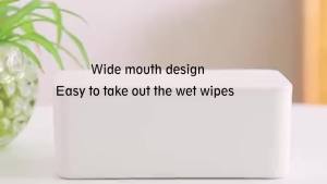 Baby Dispenser Dispenser Baby Case Baby Wipe Holder for Fresh Non-Slip Case Wipe Container with Sealing Design Lid (Black)