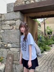 Retro American Simple Loose Summer Women Tee