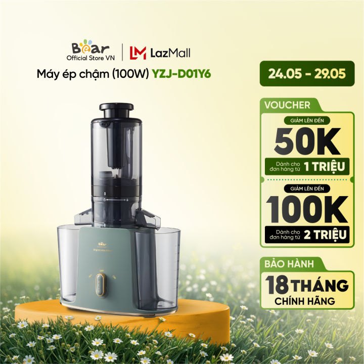 Máy ép chậm đa năng Bear YZJ-D01Y6 - Hàng Chính Hãng