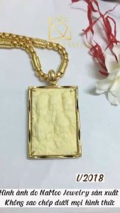 Dây Chuyền Nam Hình Chạm Khắc Lớn V1158 Tượng thần