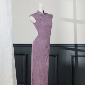 Elegant Retro Style Modified Chinese Cheongsam Dress