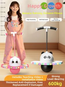 YUXI | Glow Light Frog Jumping Stick Toy