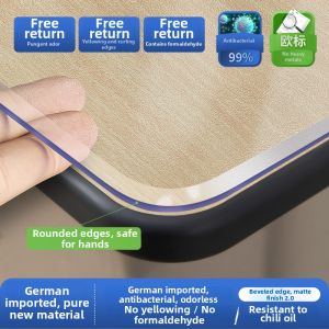 Children Transparent Desk Mat Soft Plastic
