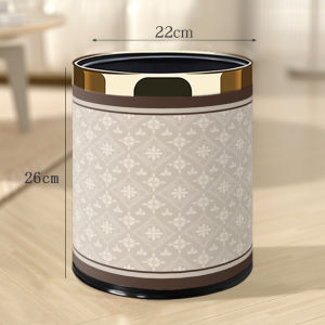 Thùng Rác Tròn Hai Lớp Lớn Sang Trọng Theo Phong Cách Trung Hoa Cổ Điển Dùng Cho Nhà Tắm Khách Sạn Chuyên Dụng Gia Đình