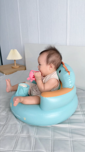 Ghế Hơi Tập Ngồi Cho Bé EMA Đa Năng Cao Cấp Ghế Phao Tập Ngồi Ôm 360 Độ Chống Lật Bảo Vệ Cột Sống