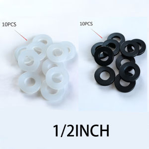 20pcs Garden Shower Hose Connection Seal Rubber Gasket 1/2" Pipe Seal Ring for Hot & Cold Water Drain Connector