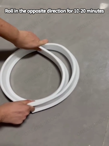 2M Self-Adhesive Silicone Water Stopper Bendable Shower Water Barrier for Bathroom Kitchen Toilet