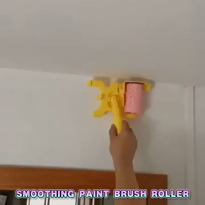 Clean Cut Paint Edger Roller Brush Set with 2Pack Replacement Rollers