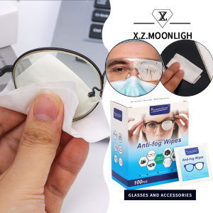 X.Z.MOONLIGH Glasses Cleaning Anti-Fog Wipes Disposable Mobile Phone Screen Wipes
