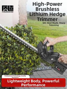 ZHI | Cordless Electric Hedge Trimmer Lithium Battery Pruning Shears