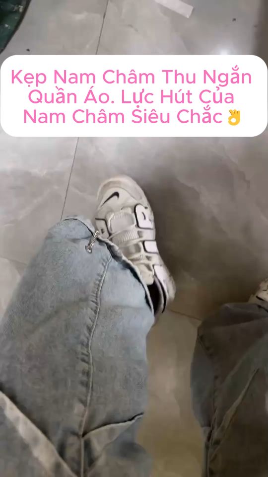 Kẹp Nam Châm Cố Định Ống Quần Áo Bị Trùng Dài Khóa Điều Chỉnh Chiều Dài Quần Jean Tây Áo Thun
