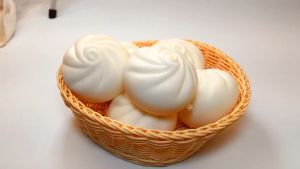 โมเดลอาหารปลอม ซาลาเปา พร็อพถ่ายรูปขนาดเท่าของจริง - ชุดของ 10 ปริมาณ