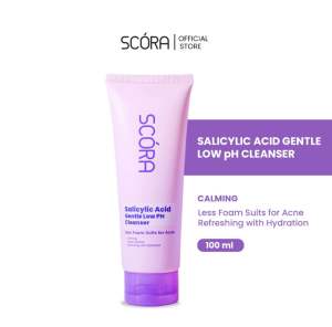 SCORA FASH WASH LOW pH 1% Salicylic Acid Gentle Wash / Scora D-Panthenol Gentle Low pH Cleanser
