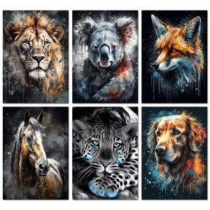 1000Pieces Jigsaw Puzzle Peaceful Forest Animals Lion Koala Tiger For Adults Ideal For Stress Relief And Relaxation