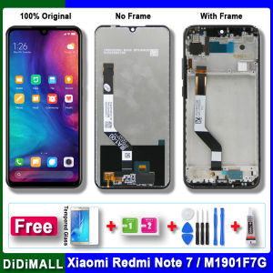 Original LCD For Xiaomi Redmi Note 7/7Pro M1901F7G LCD Screen Touch Glass Digitizer With Frame Replacement Parts