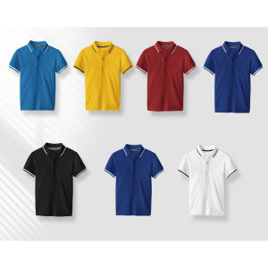 Áo thun polo nữ vải cá sấu nữ có cổ phối viền sọc Everest 15 màu mới 2024